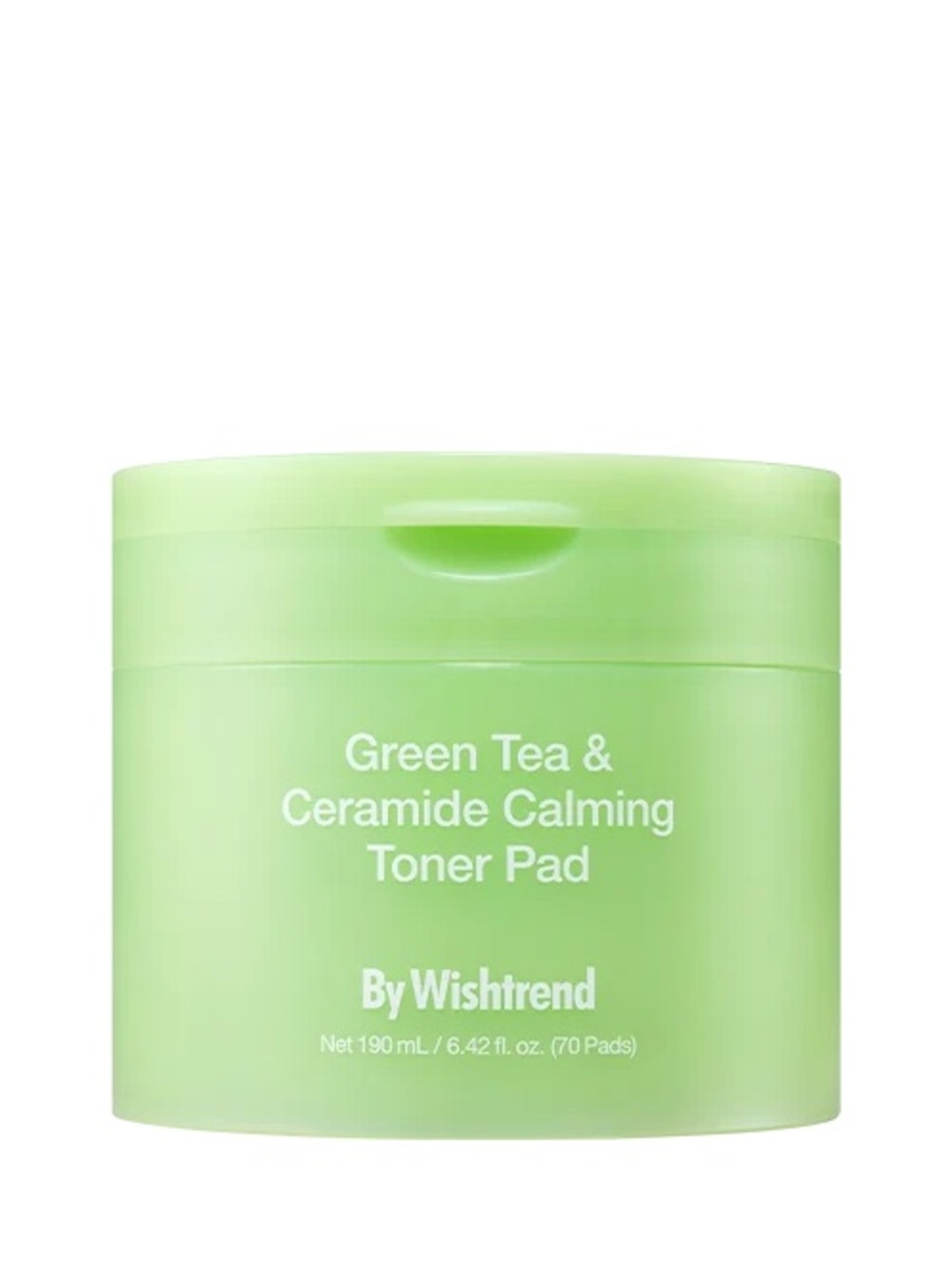 By Wishtrend Green Tea & Ceramide Calming Toner Pad - 190ml / 70 pads